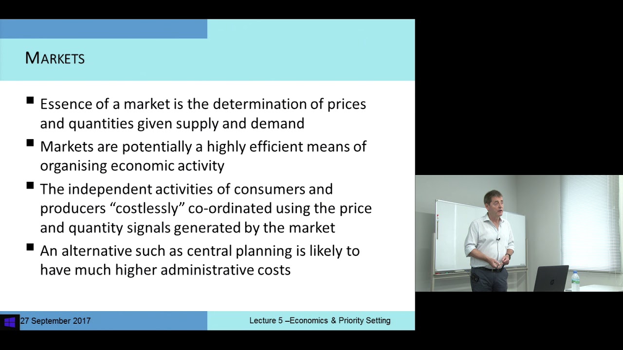 Kyoto University "Health Economics and Social Capital" Lecture 5, Prof. John Cairns | KyotoU Channel