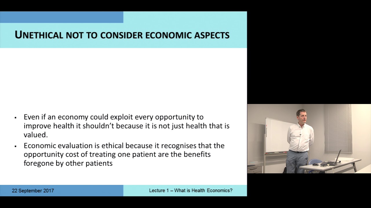 Kyoto University "Health Economics and Social Capital" Lecture 2, Prof. John Cairns | KyotoU Channel